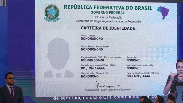 Nova Carteira de Identidade